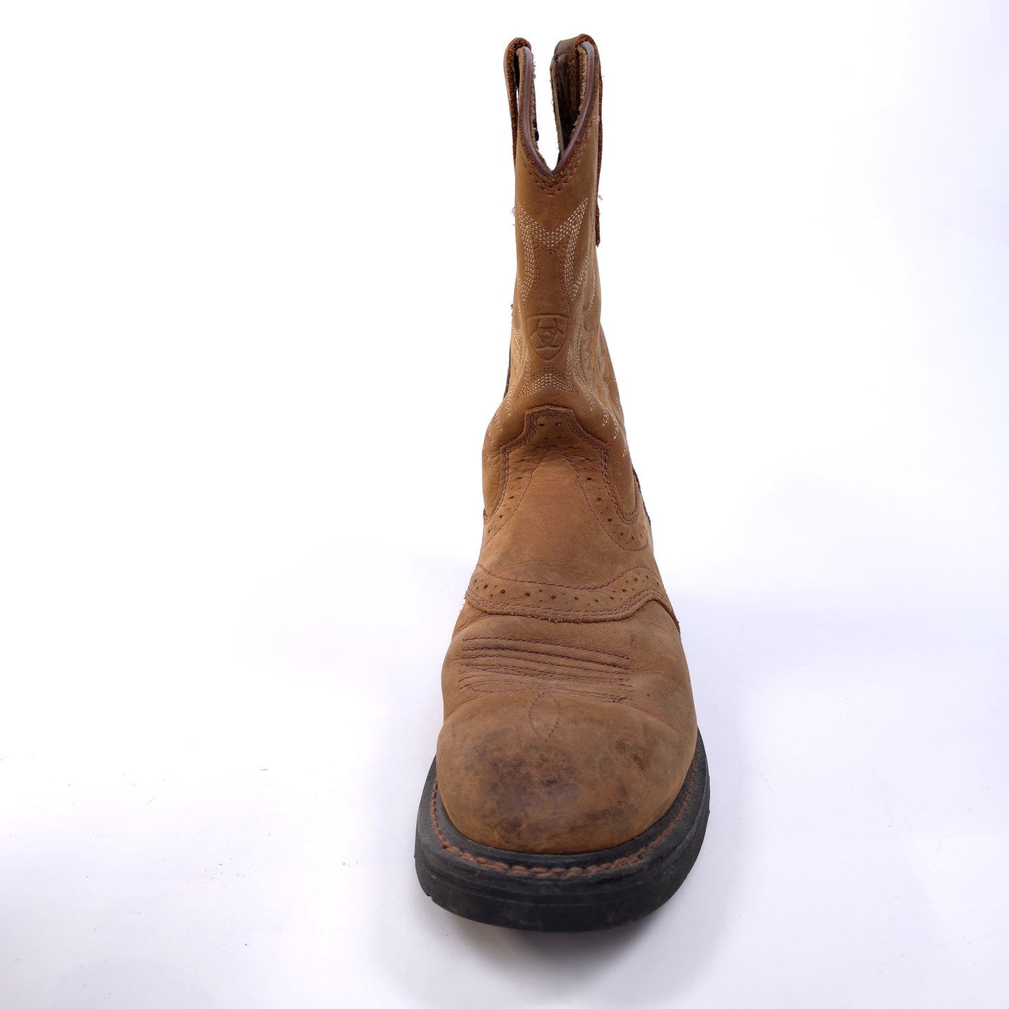 Ariat Leather Cowboy Work Boots Mens Size 8.5D ASTM F2892-11 EH