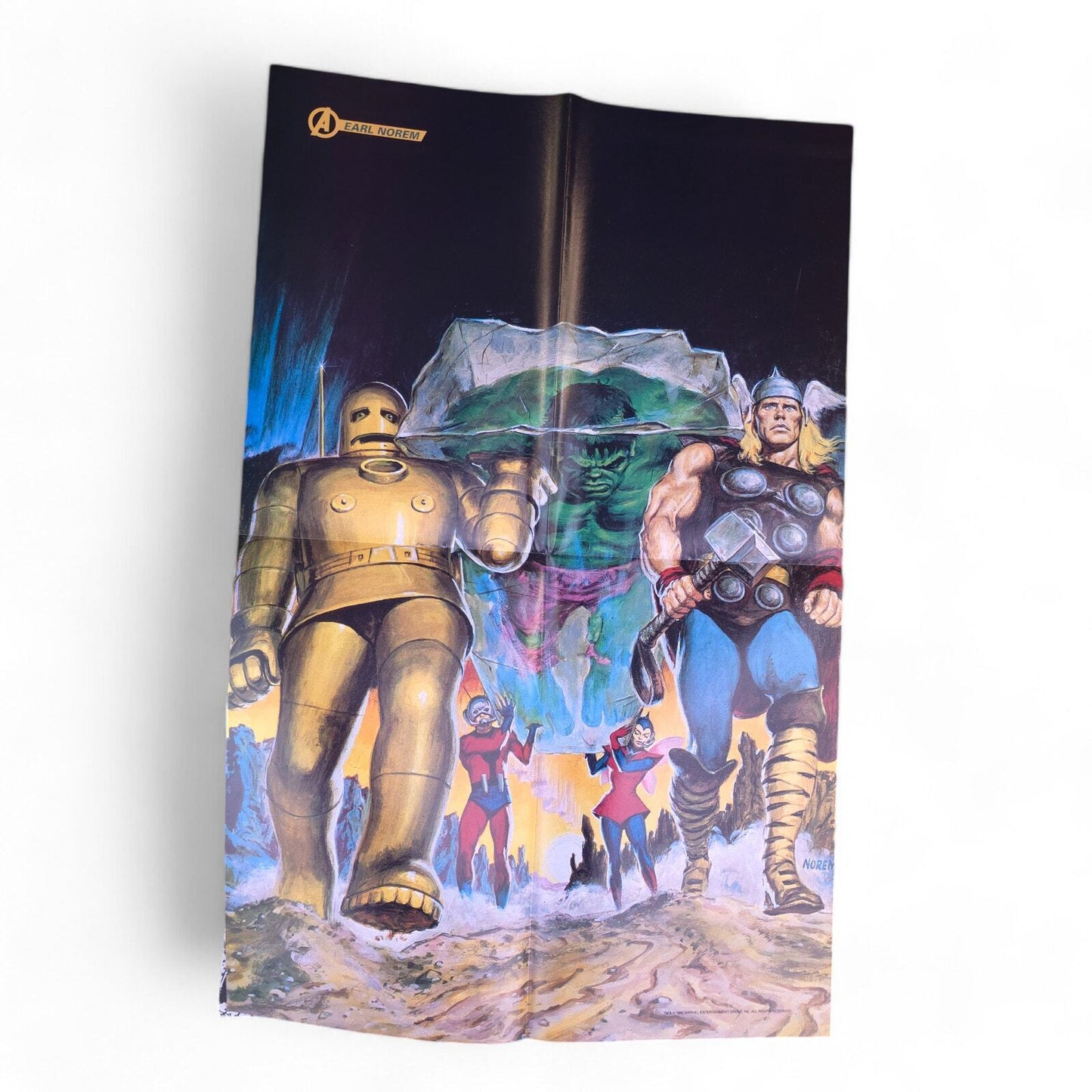 Avengers Hot Shots Poster Book Marvel Comics 1995