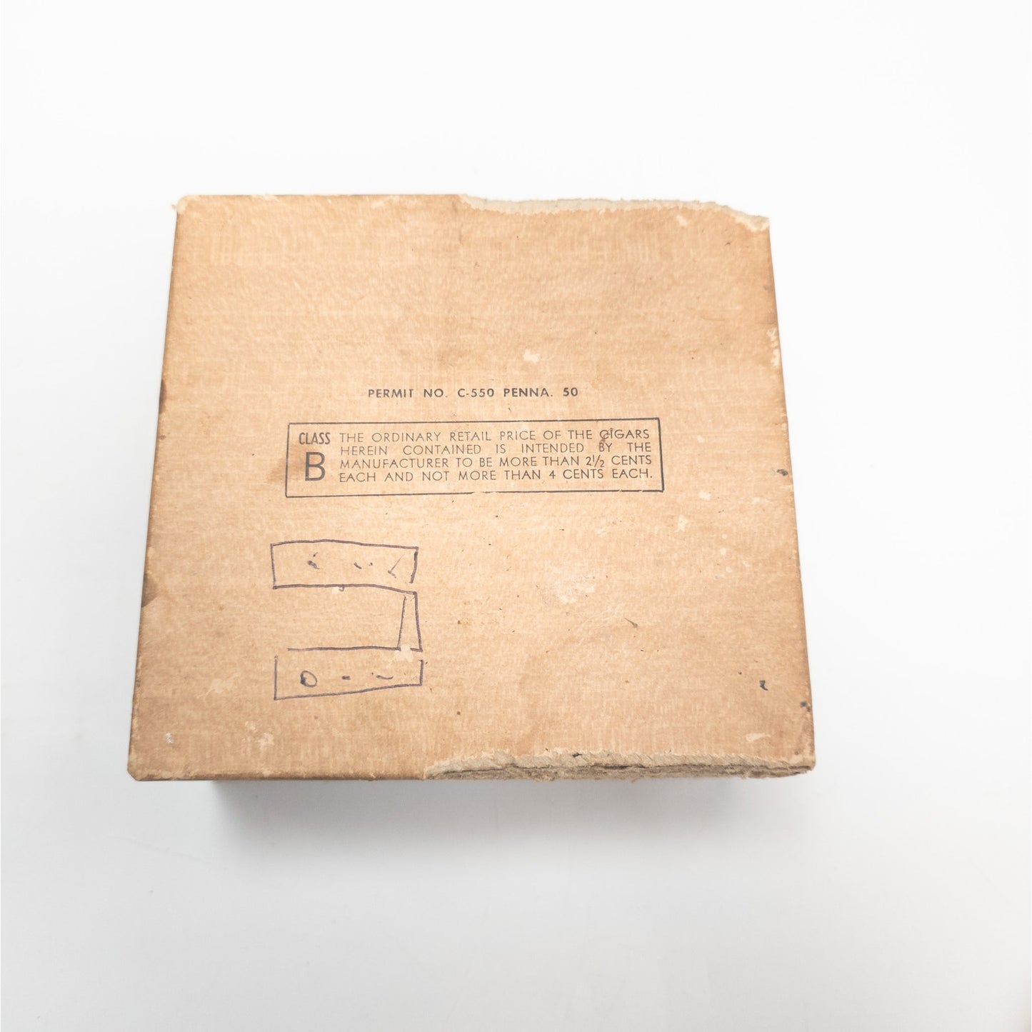 Vintage Factory Smokers No. 94 Cigar Box