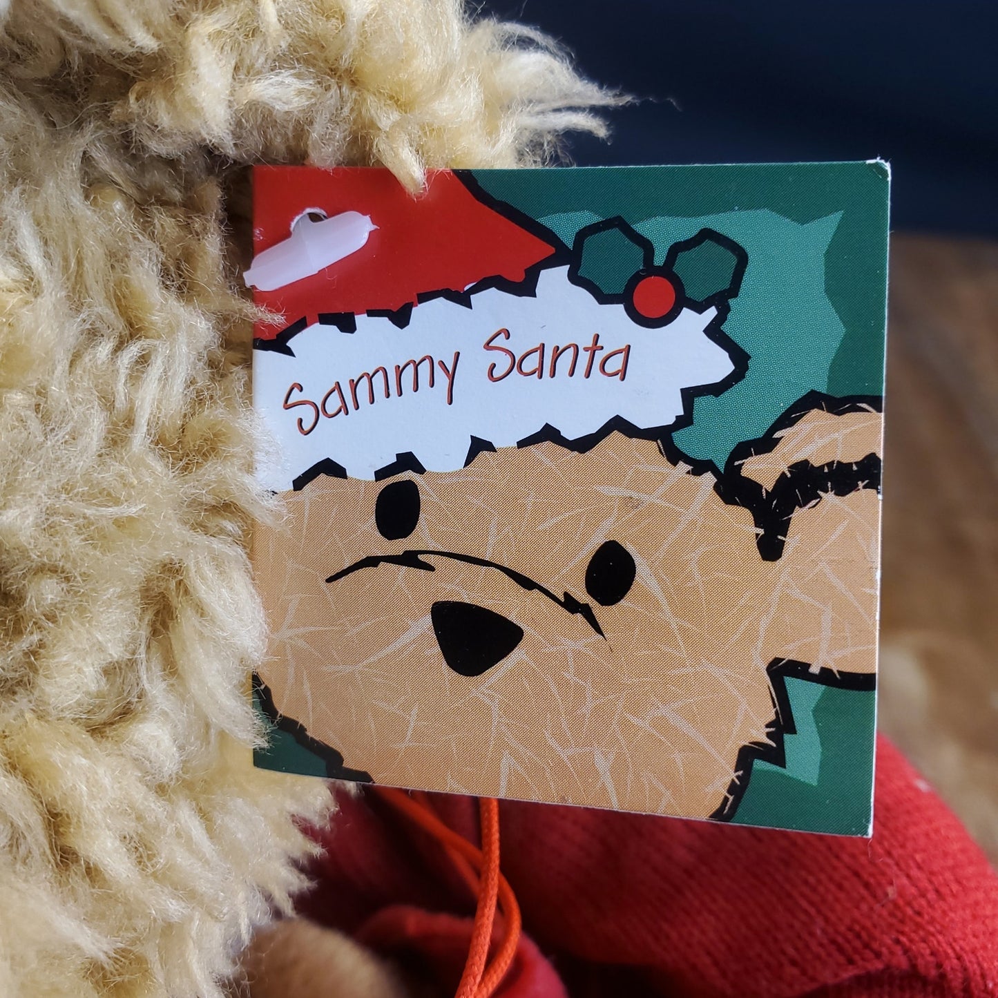Avon Sammy Santa Plush 12" Toy Bear & Mini Bear Russ Berrie & Co. Item F661851