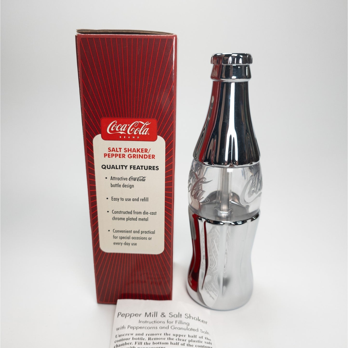 Coca-Cola Bottle Pepper Mill Salt Shaker Grinder