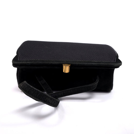 Vintage H.M. Retangle Box Top Handle Handbag Purse