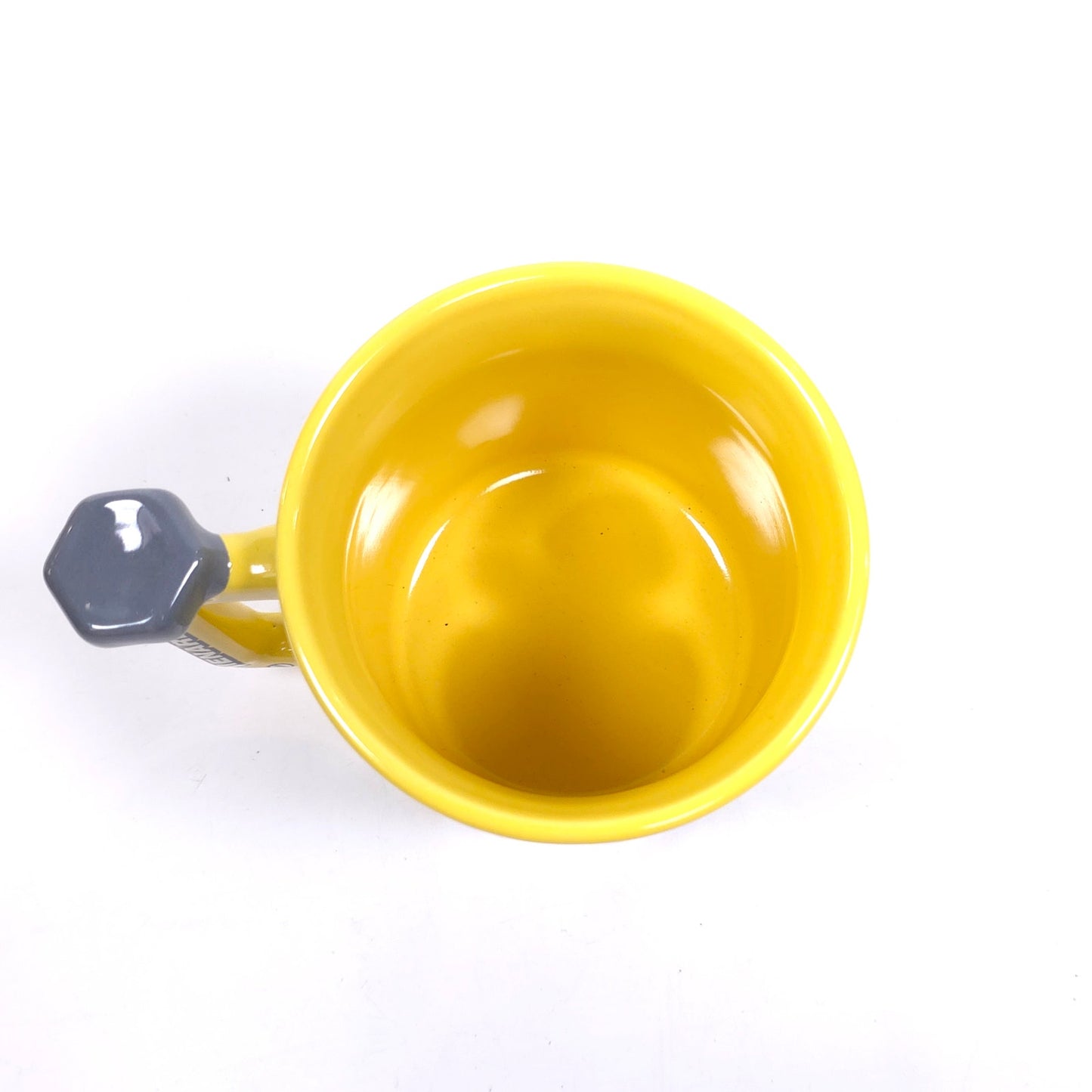 Menards 3D Embossed 16 oz Yellow Tool Cup Coffee Tea Mug