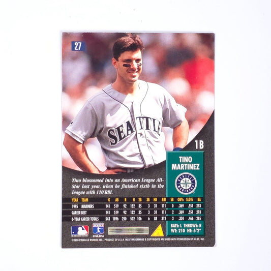 1996 Pinnacle - #27 Tino Martinez