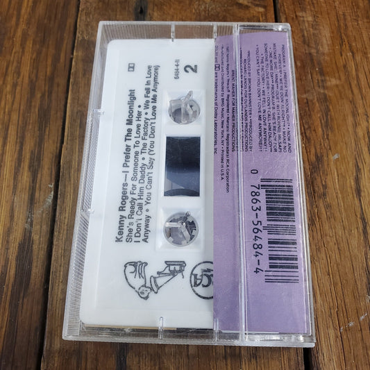 Kenny Rogers – I Prefer The Moonlight (Cassette) 2+ Ship FREE