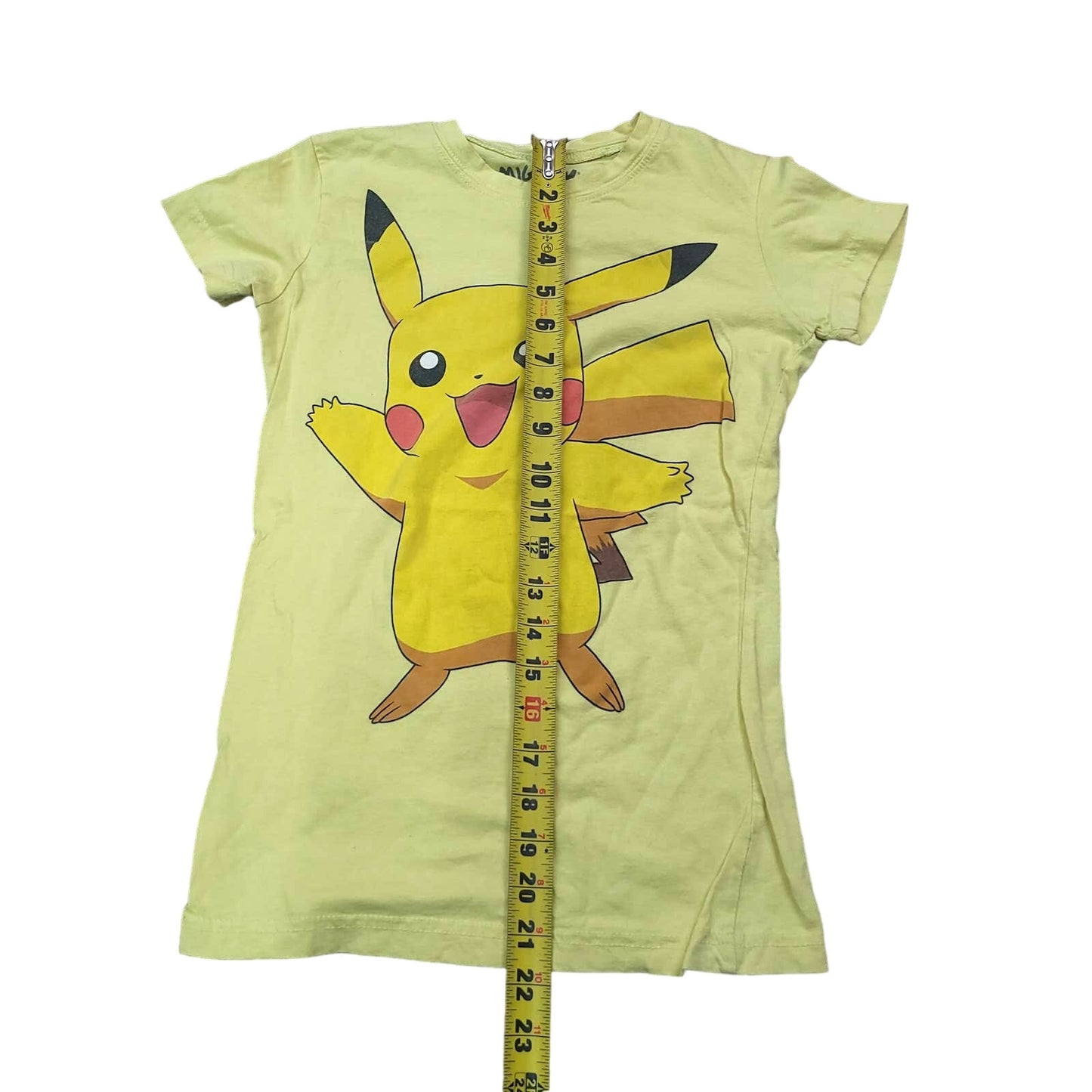 Pikachu Pokemon Shirt Size Small Teen Yellow