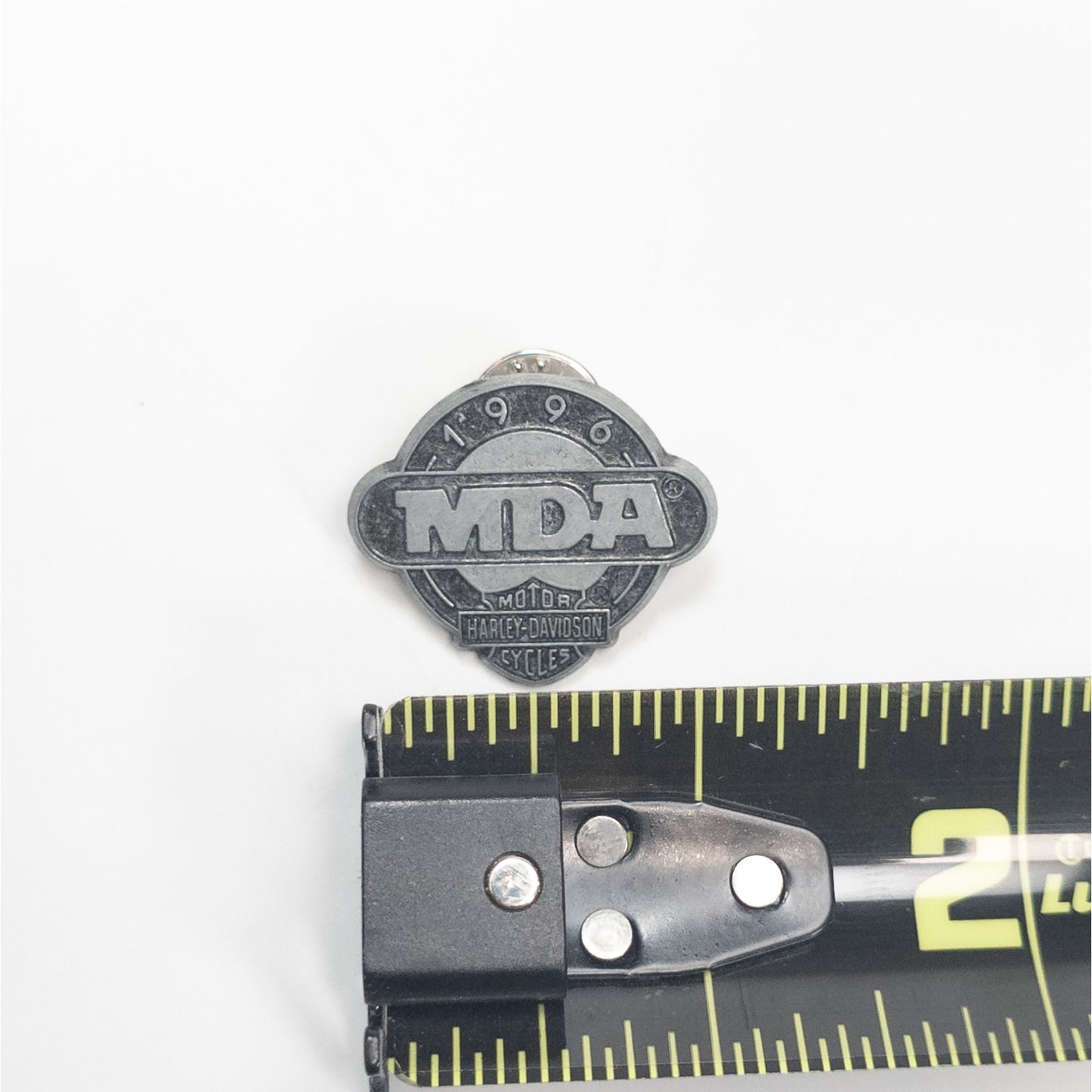 Harley Davidson Motorcycles 1996 MDA Metal Pin Back 2+ Ship FREE