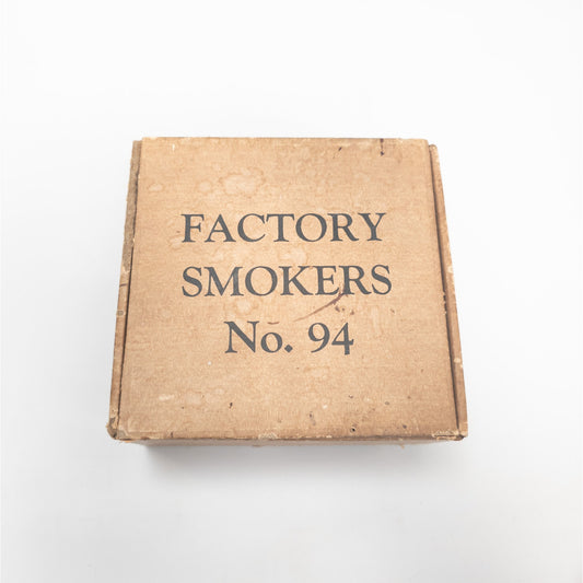 Vintage Factory Smokers No. 94 Cigar Box