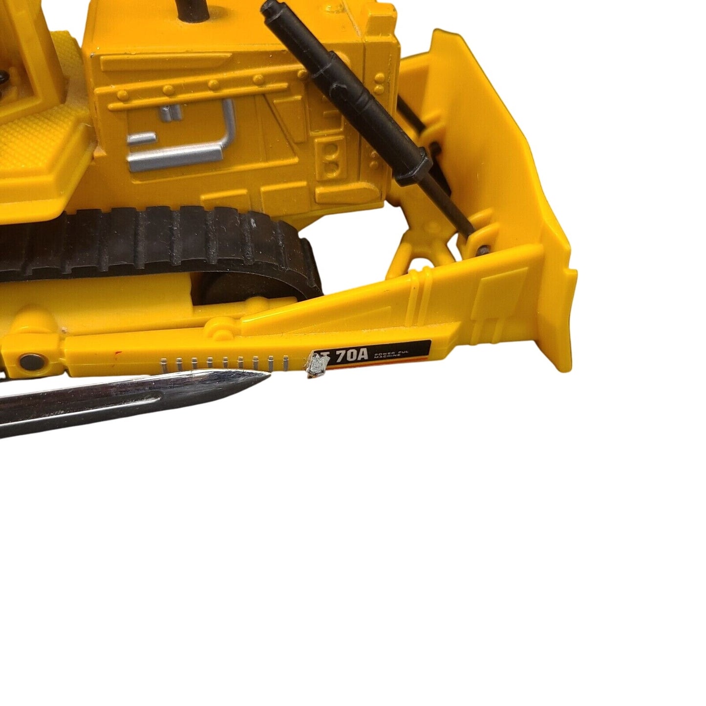 1998 Smart Toys Dynamic Diecast Yellow Bulldozer Construction Vehicle