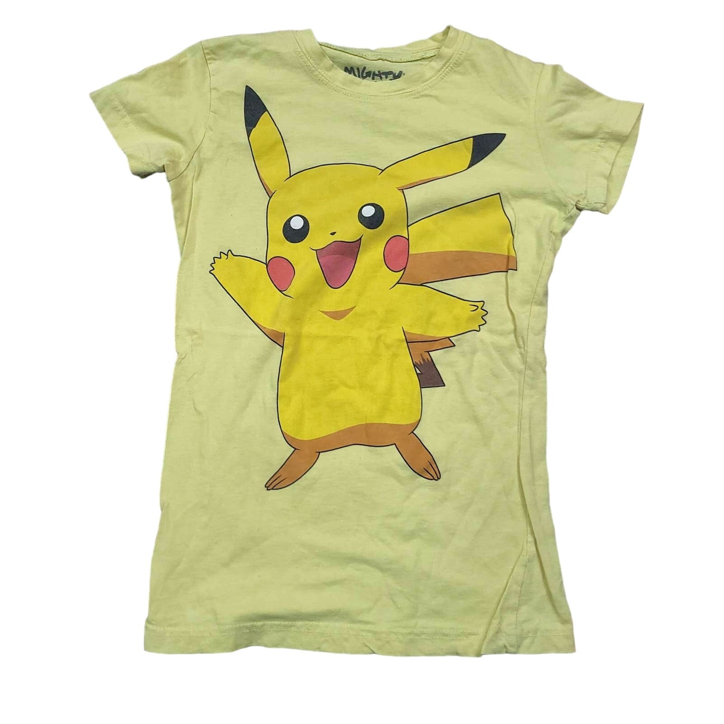 Pikachu Pokemon Shirt Size Small Teen Yellow