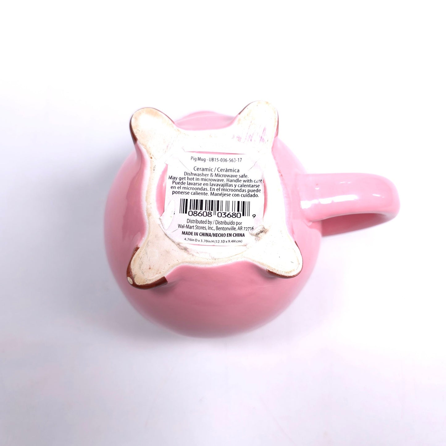 Ceramic Pink Pig Coffee Tea Mug Cup Dishwasher & Microwave Safe