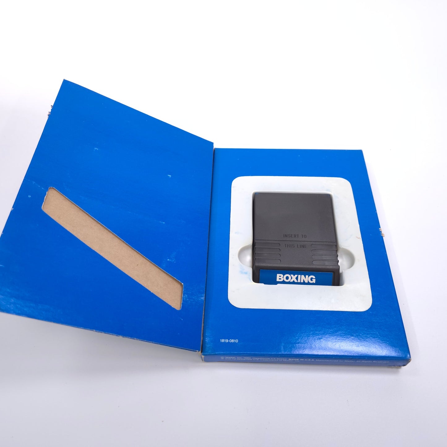 Mattel Intellivision Boxing Video Game With Box and Inserts