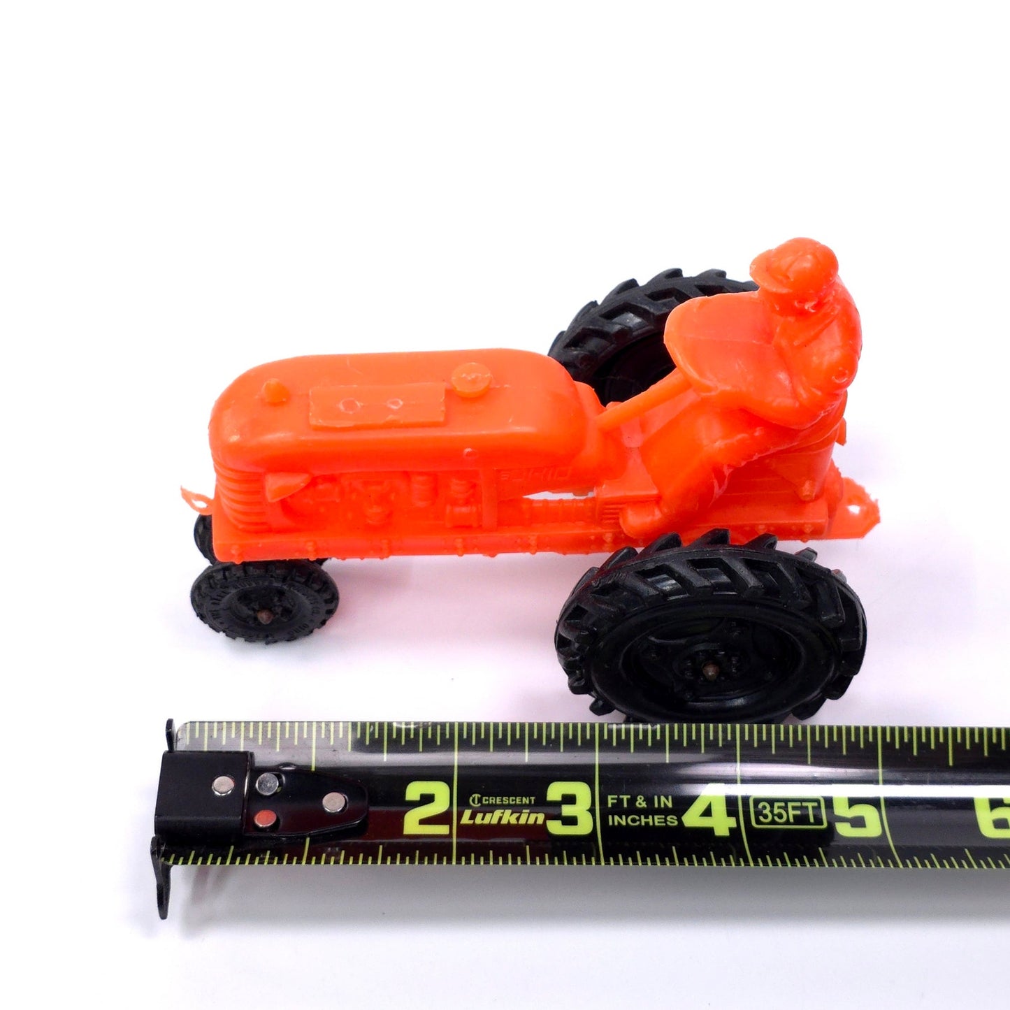 Vintage The Barr Rubber Products Ohio Plastic Farm Tractor Toy