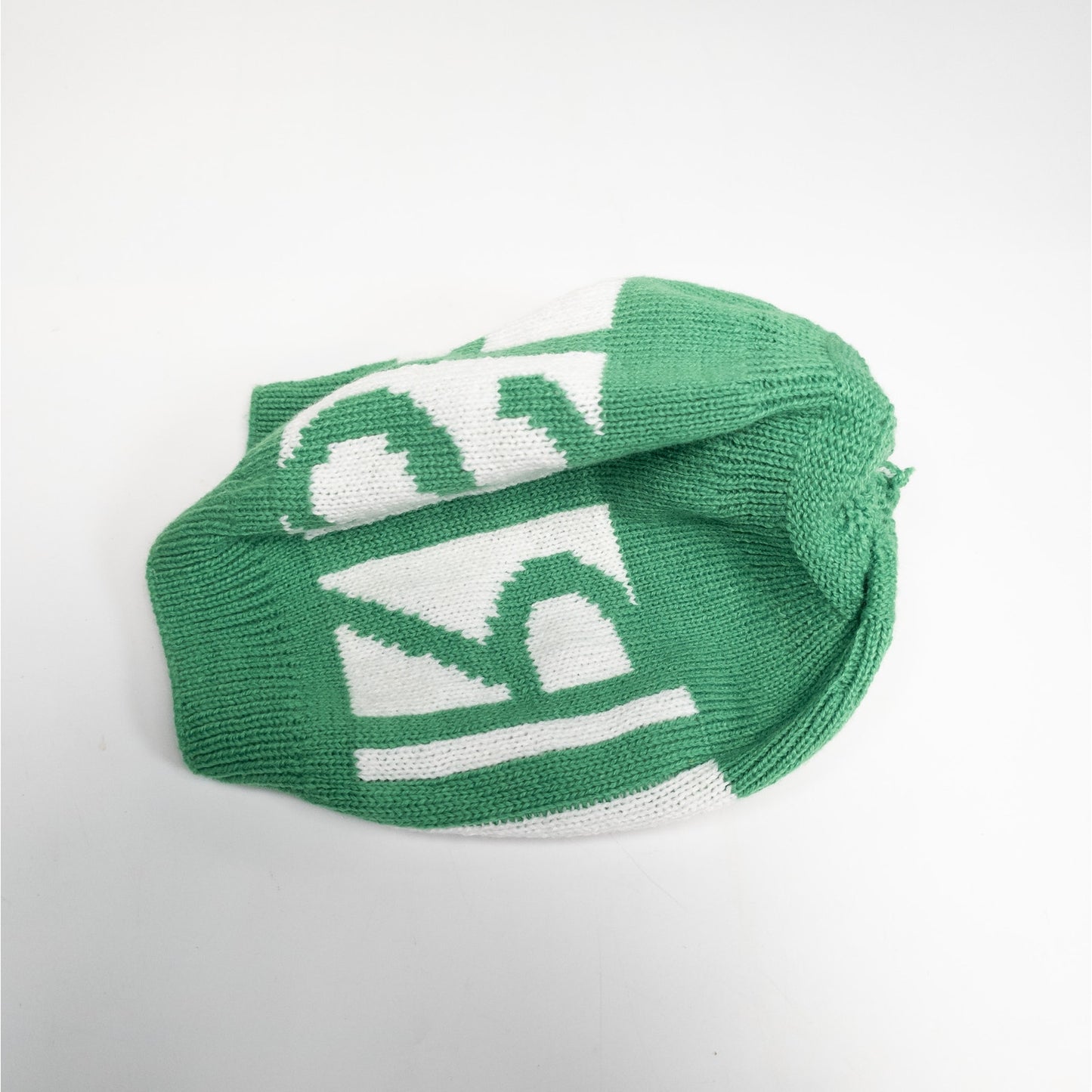 Irish Green Beanie Stocking Hat Cap W/ pom