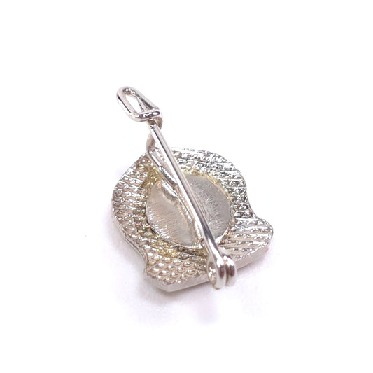 Vintage Salzburg Austria Enamel Pinback Pin