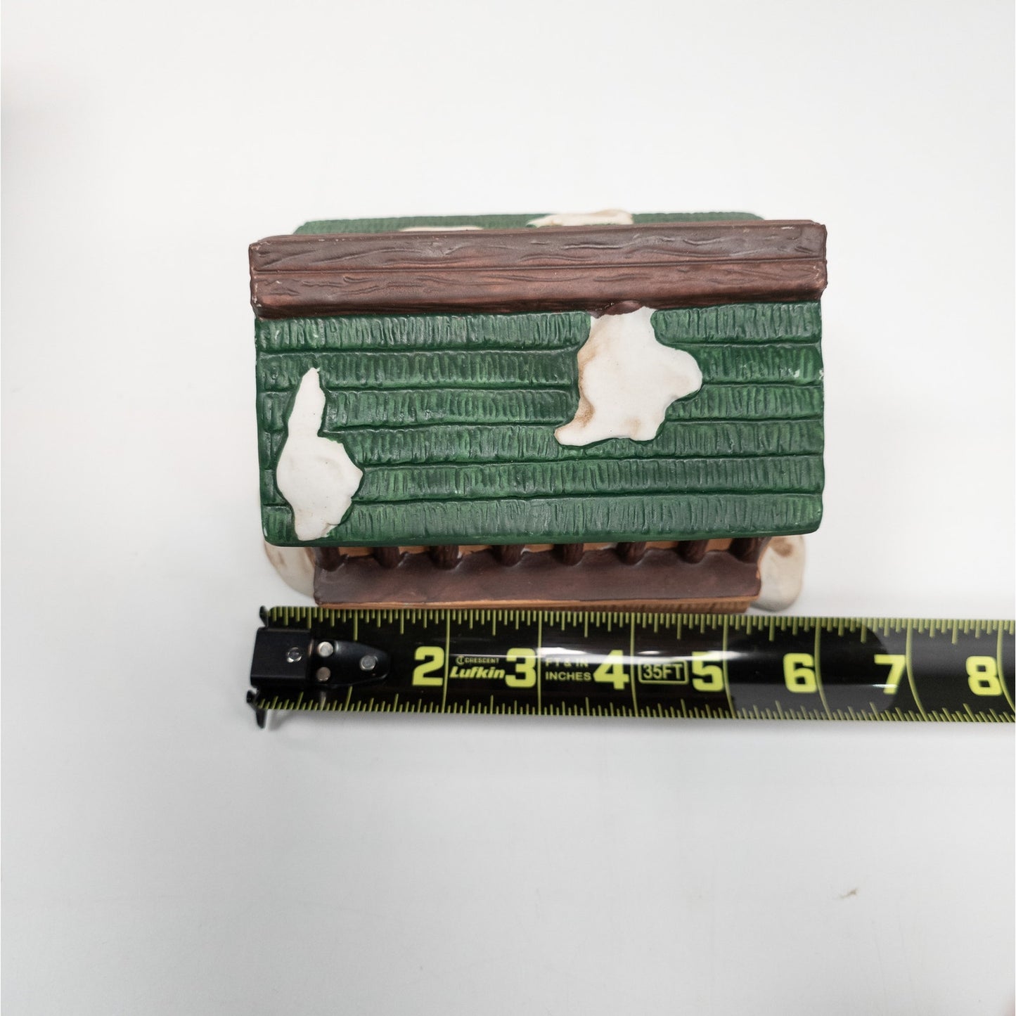 Porcelain Victorian Bridge Tealight Candle Holder Votive Winter Village