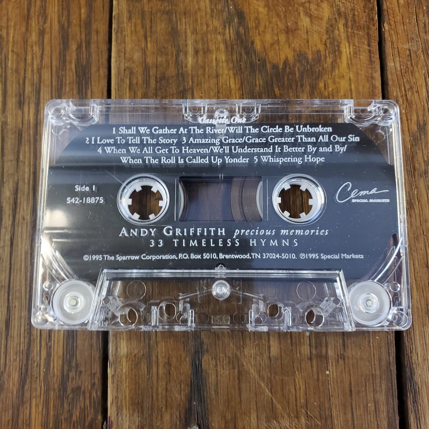 Andy Griffith Precious Memories Gospel Music (Cassette) 2+ Ship FREE