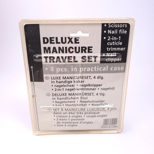 4 Piece Deluxe Manicure Travel Set Sealed