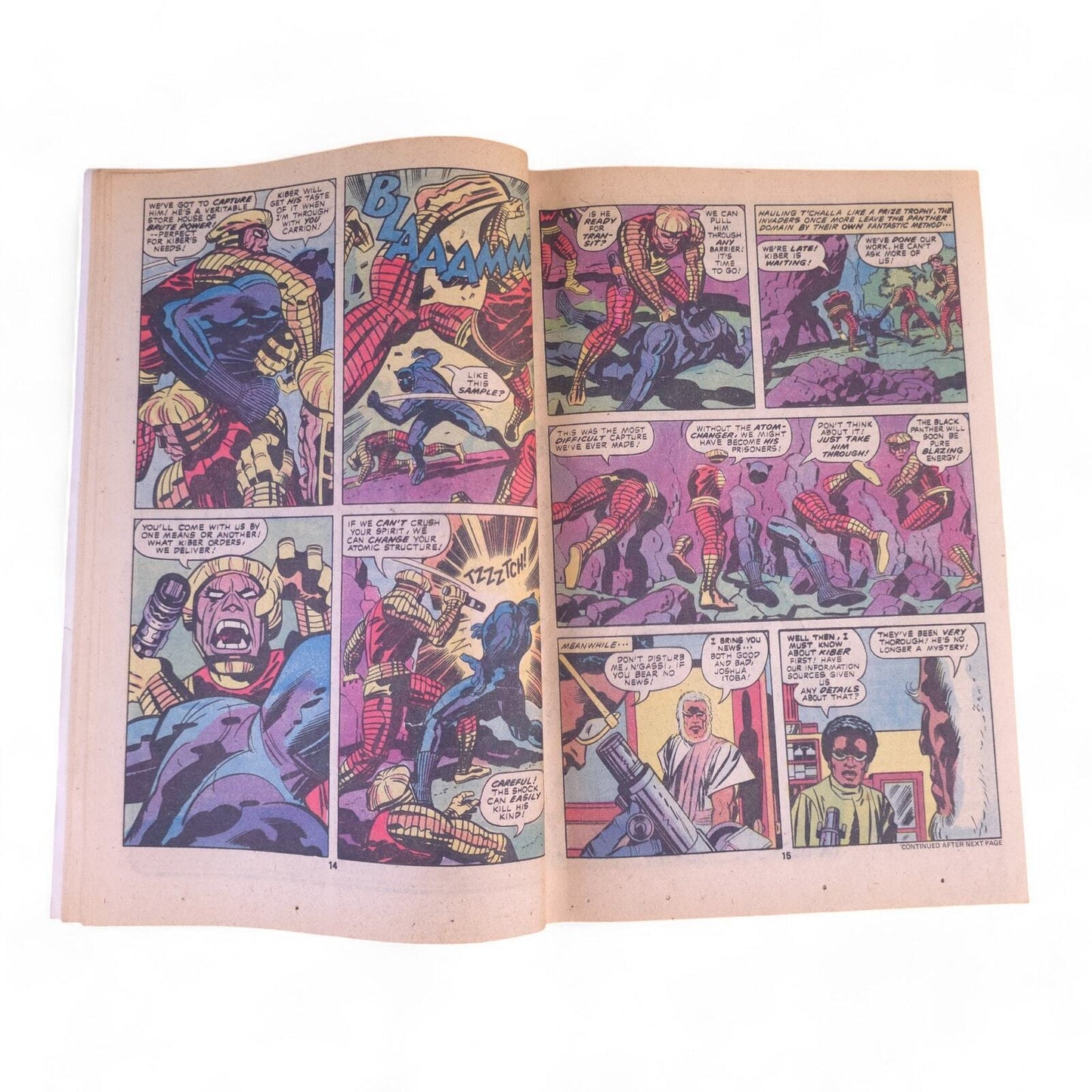 Black Panther #12 The Kiber Clue Marvel 1977 Comic Book
