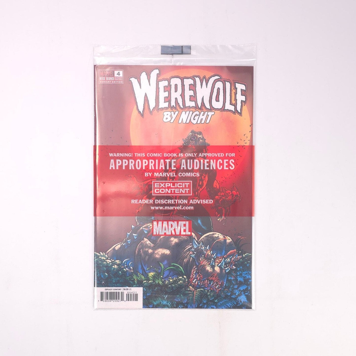 Werewolf By Night #4 Marvel Comics Red Band Variant Edition Comic Book