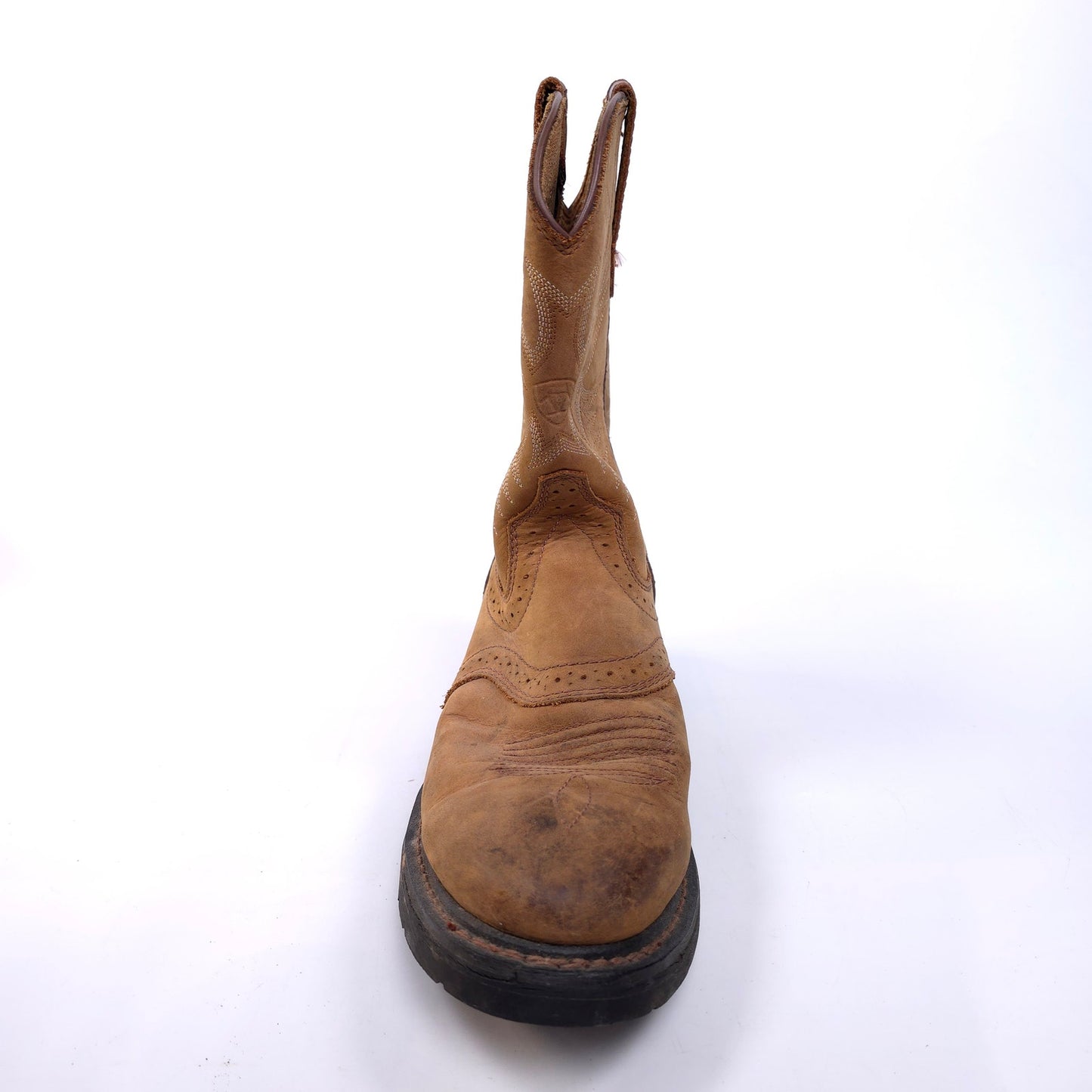 Ariat Leather Cowboy Work Boots Mens Size 8.5D ASTM F2892-11 EH