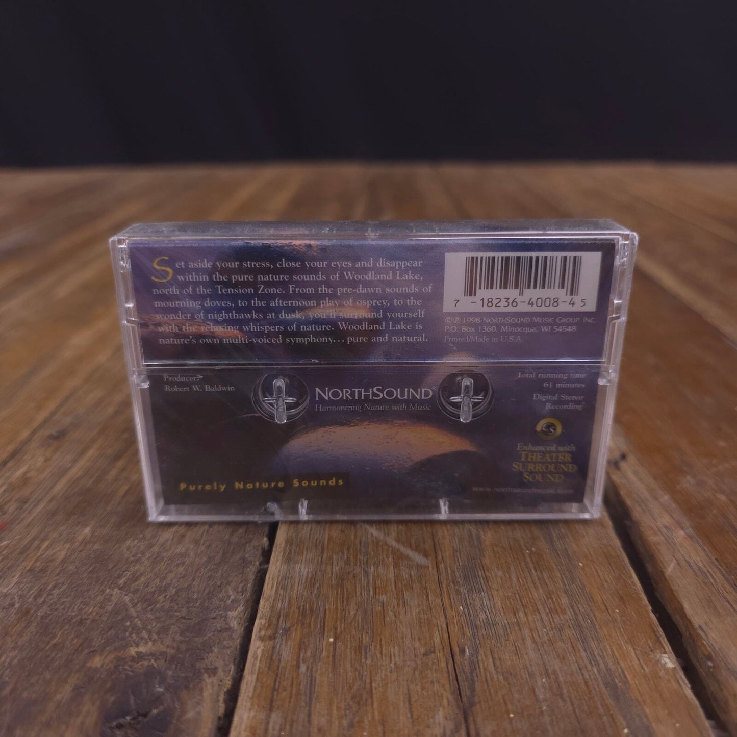 Sealed Woodland Lake Purely Nature Sounds North Sound (Cassette) 2+ Ship FREE
