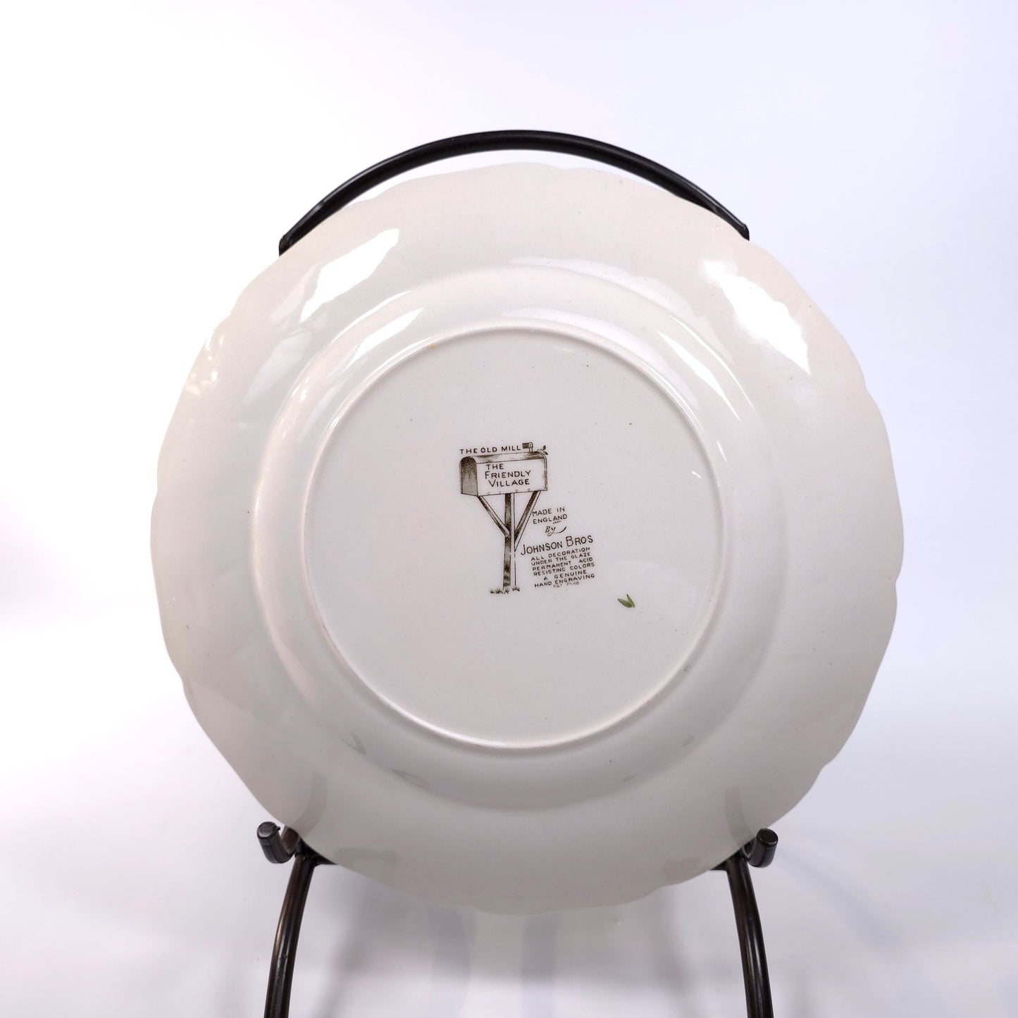 Johnson Bros The Friendly Village The Old Mill Dinner Plate Made In England