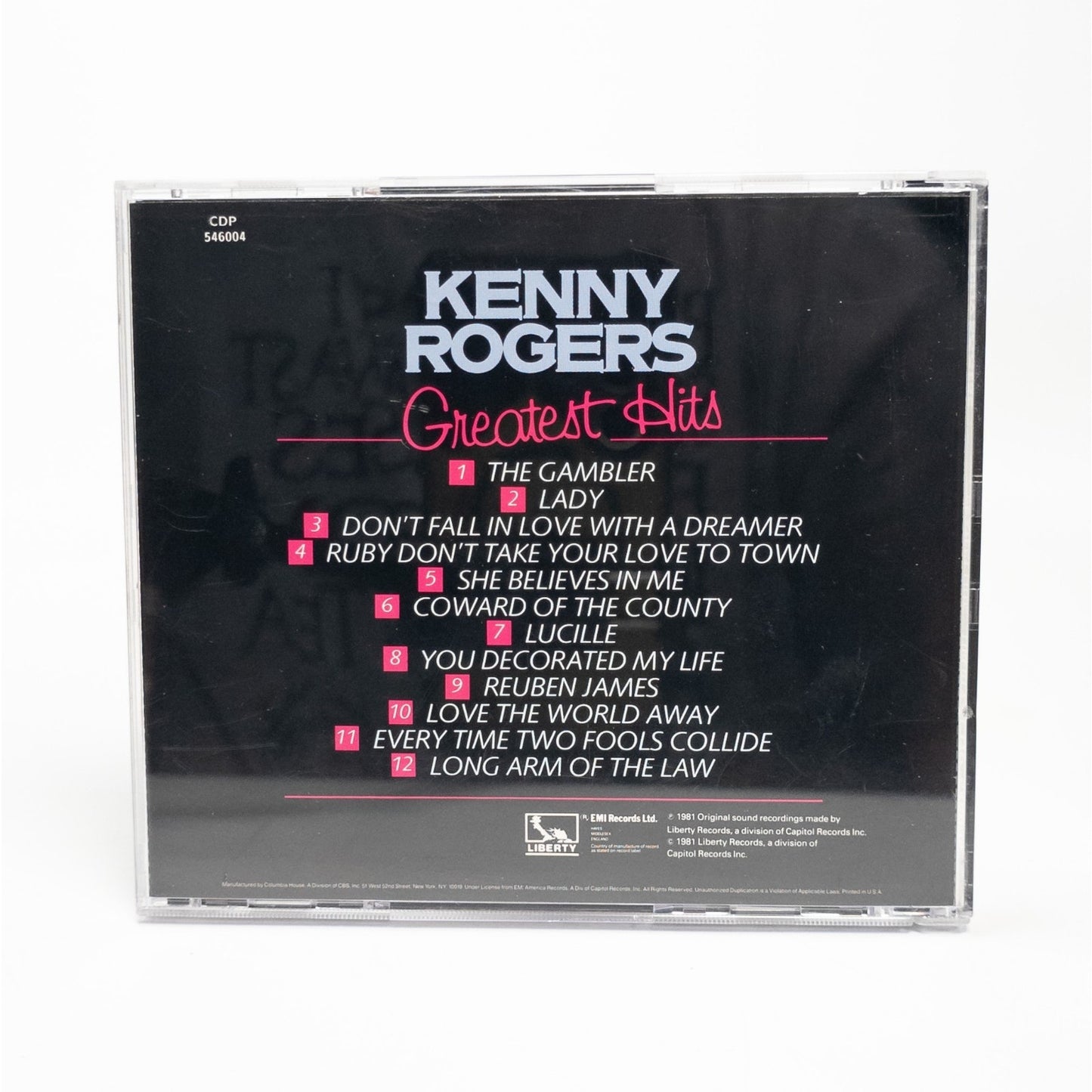 Kenny Rogers Greatest Hits (CD) 2+ Ship FREE