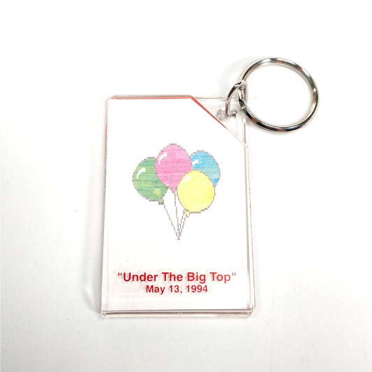 Under The Big Top Friday The 13th of May 1994 Admit One Circus Ticket Keychain