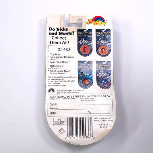 Sealed Vintage 1993 Star Trek Deep Space Nine Quark Gold Yo Yo 23488