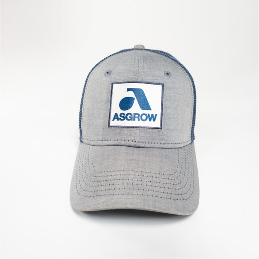 Asgrow Mesh Trucker Snapback 6 Panel Snapback Baseball Cap Hat K-Products