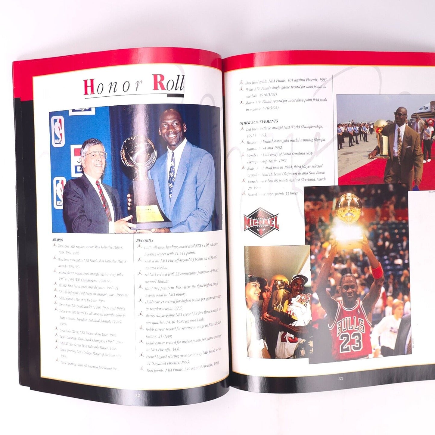 A Salute to Michael Jordan November 1994 Magazine Book Chicago Bulls