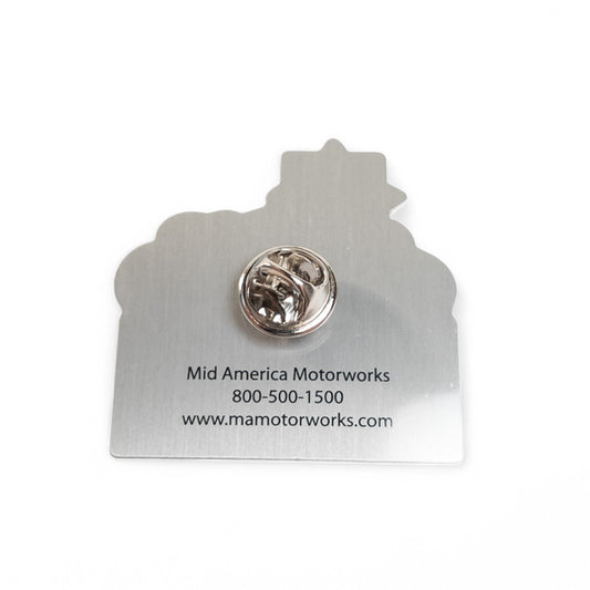 2017 FunFest Corvette Celebrating 50 Years Mid America Motor Works Lapel Pin