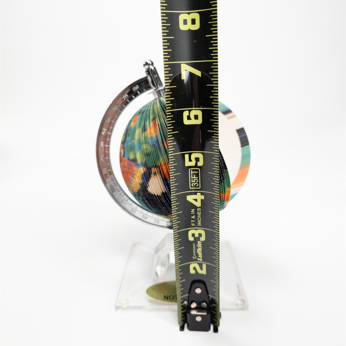 Earth Globe Notepaper Memo Pad w/ Stand Office Desk