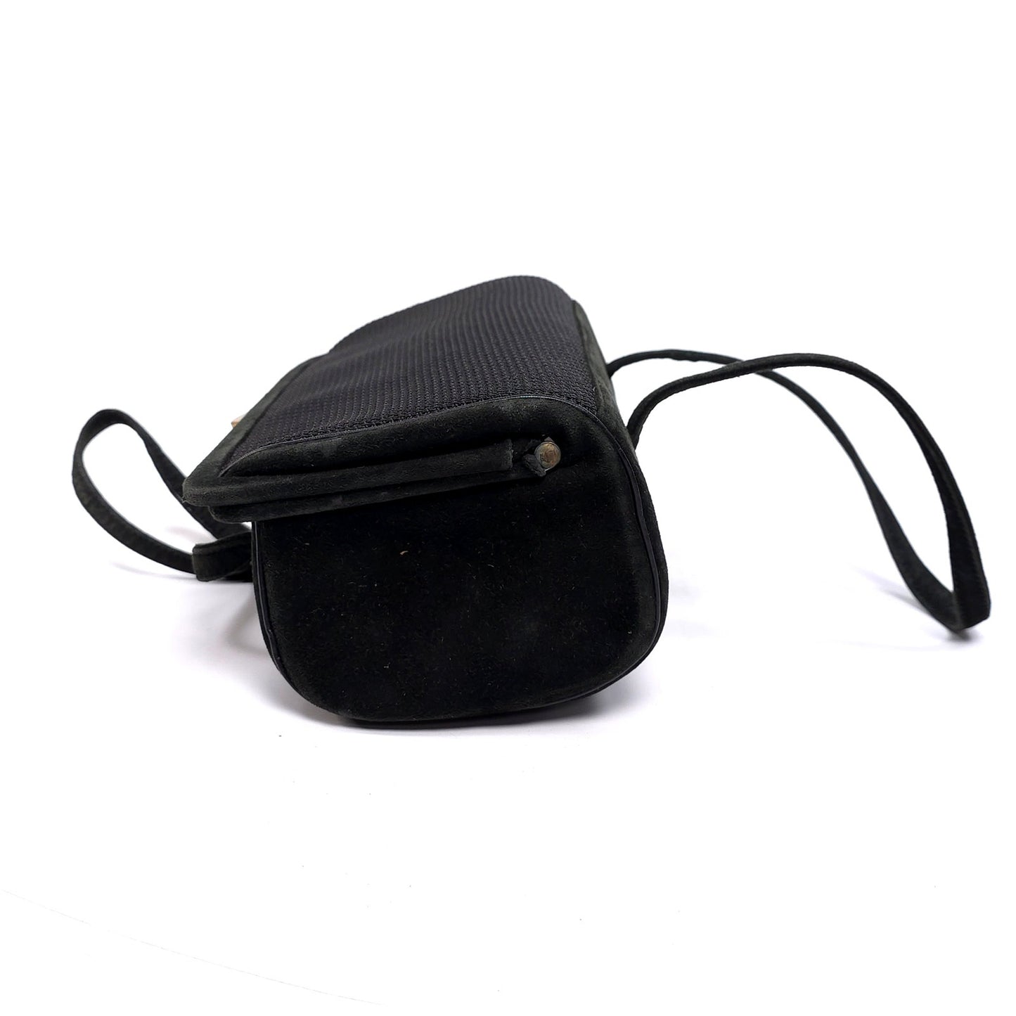 Vintage H.M. Retangle Box Top Handle Handbag Purse