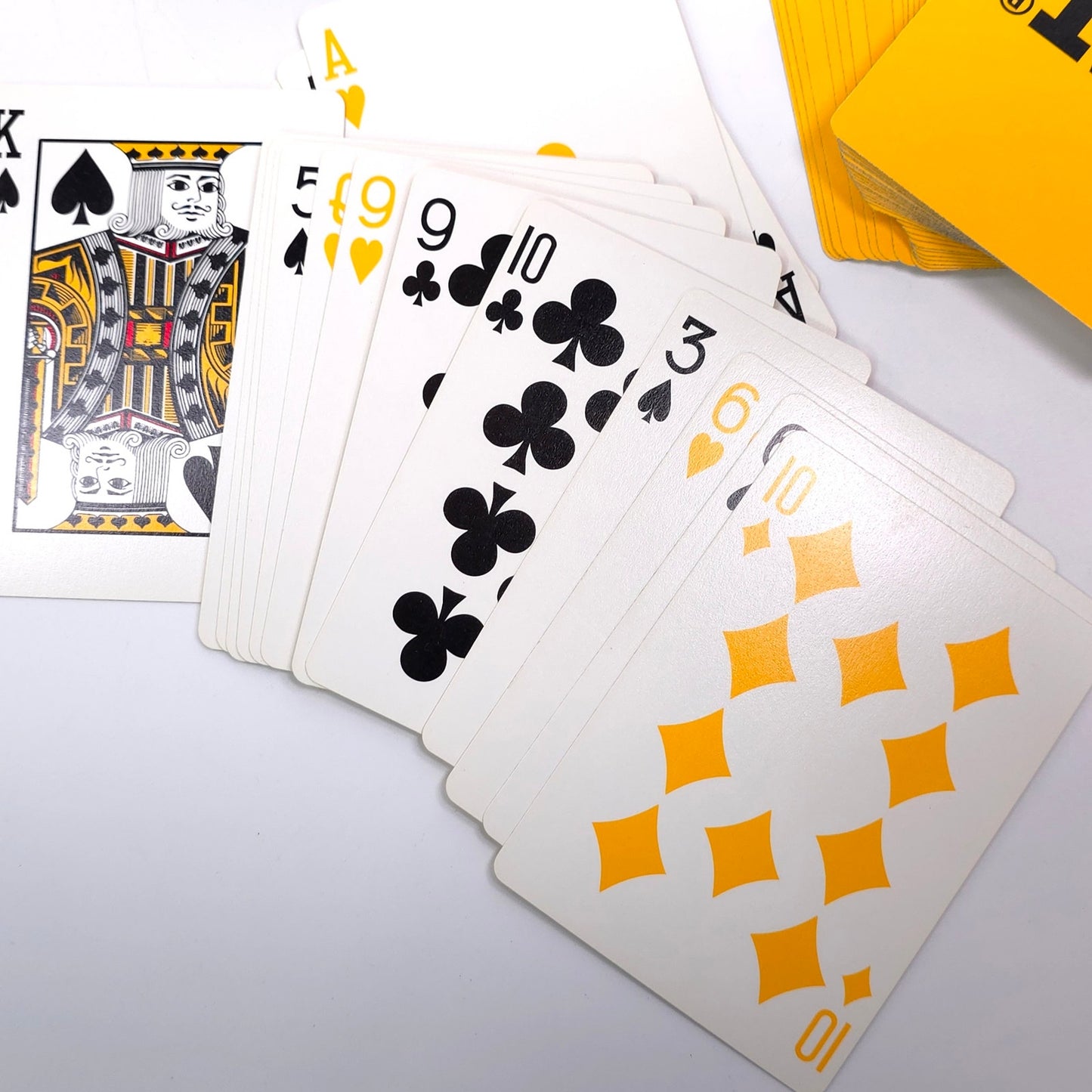 CAT Caterpillar Deck Playing Cards w/ Box Contruction Yellow