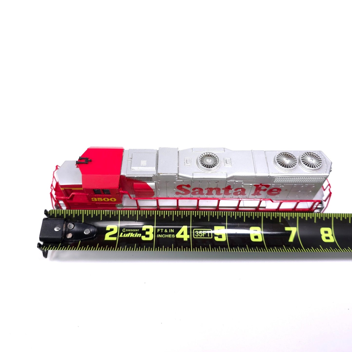 Life Like HO Scale Santa Fe 3500 Diesel Locomotive Engine Train FOR PARTS