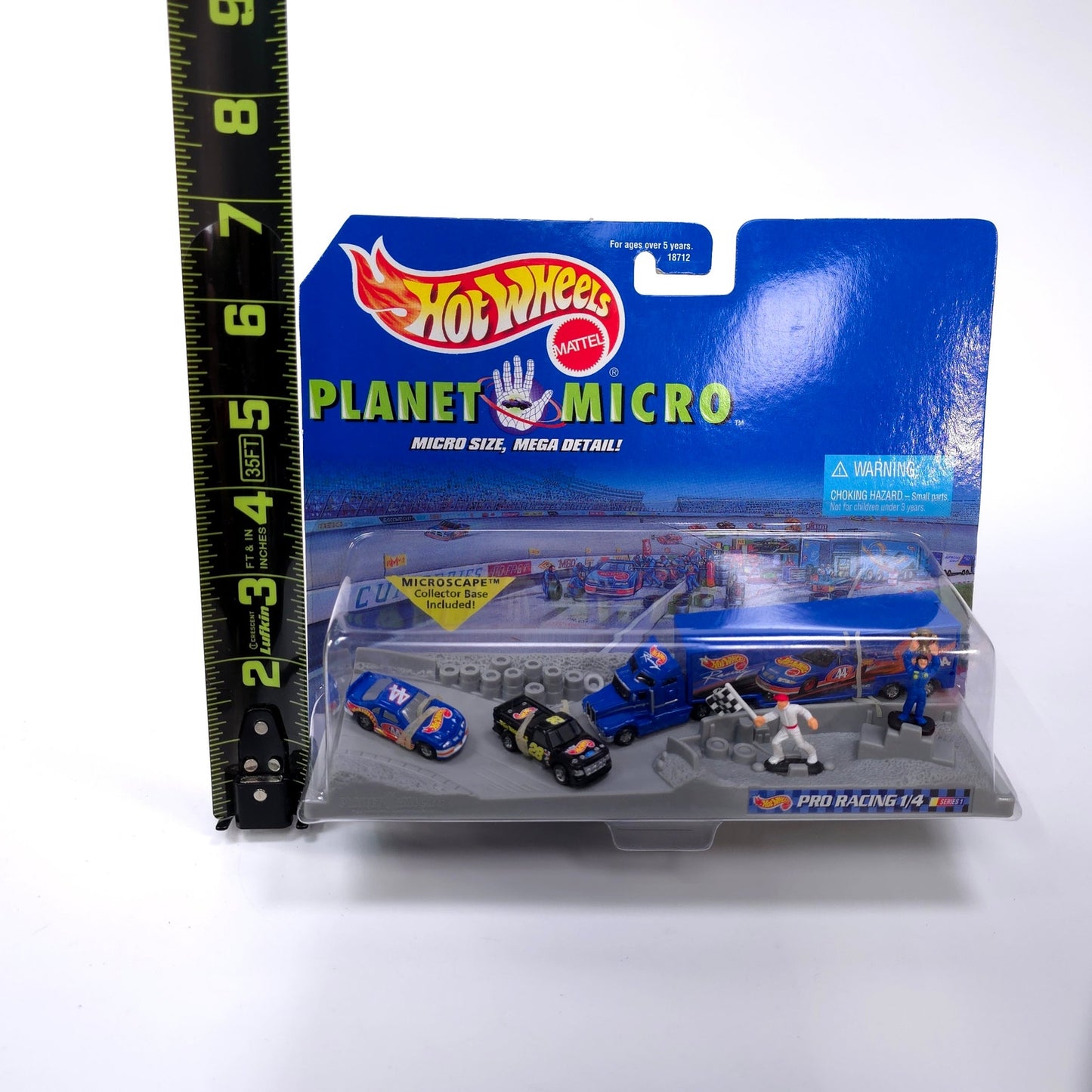 Sealed Hot Wheels Planet Micro Pro Racing 1/4 Series 1 Irvan Petty Mattel