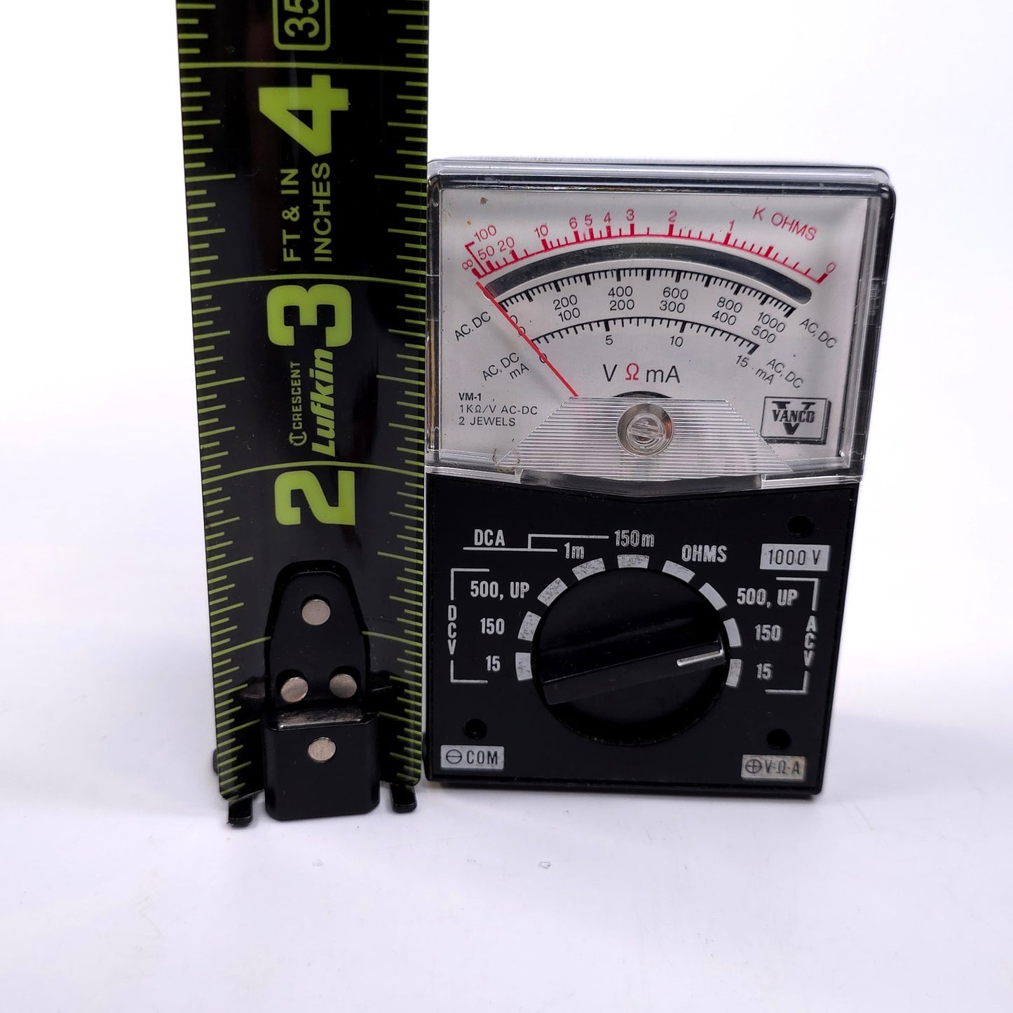Vintage Vanco 1,000 OHM/Volt Multi Tester VM-1 Works