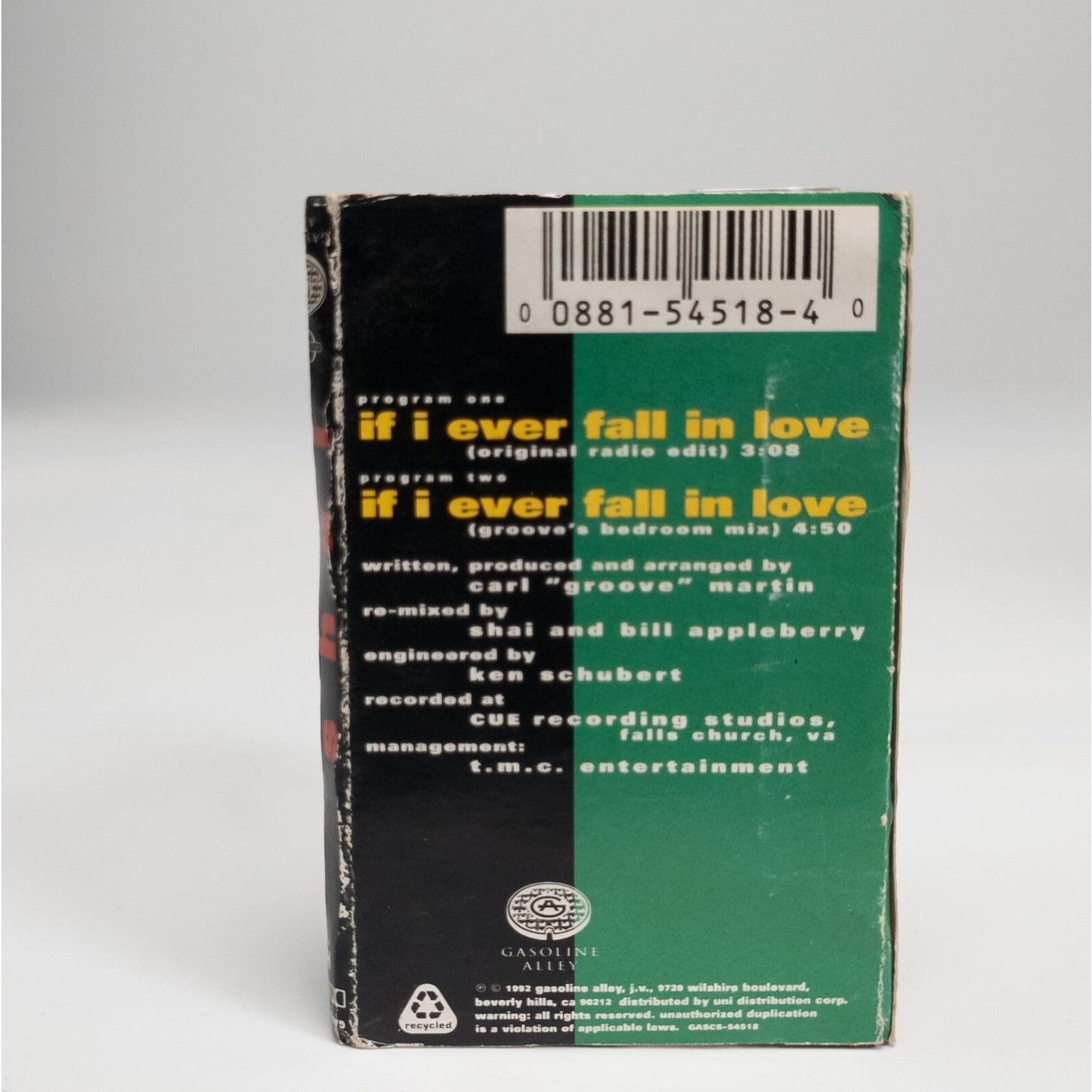 Shai If I Ever Fall In Love (Cassette) 2+ Ship FREE