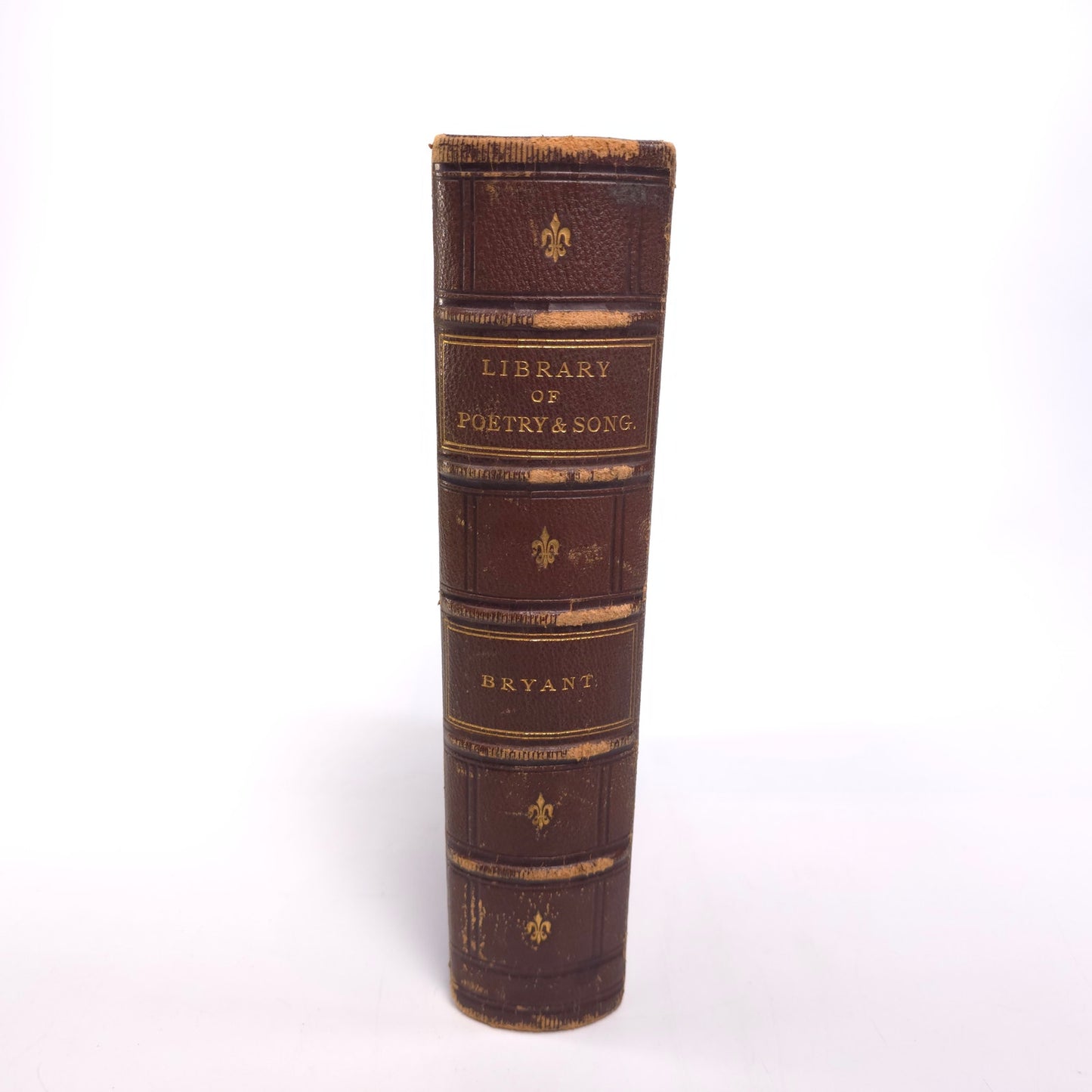 A Library Of Poetry And Song William Cullen Bryant 1876 Leather Bound