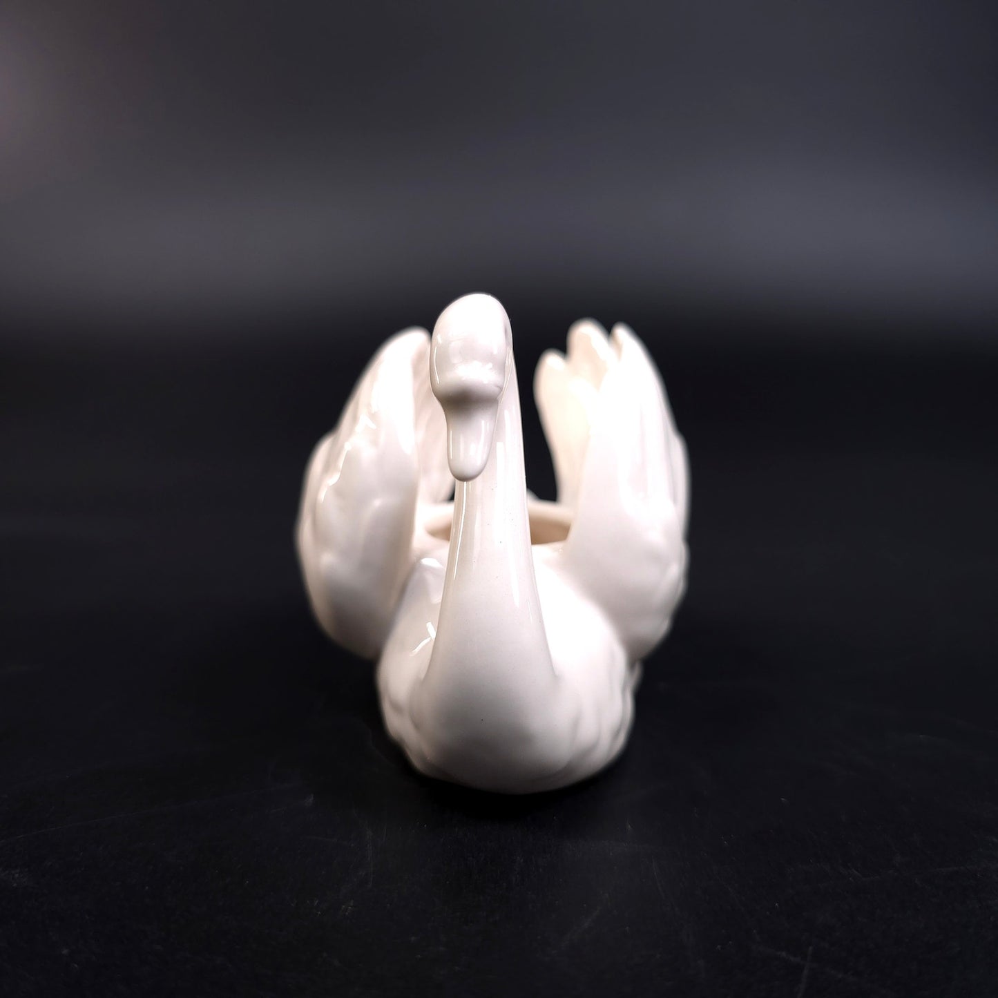 Vintage Goebel White Swan Porcelain Figurine West Germany