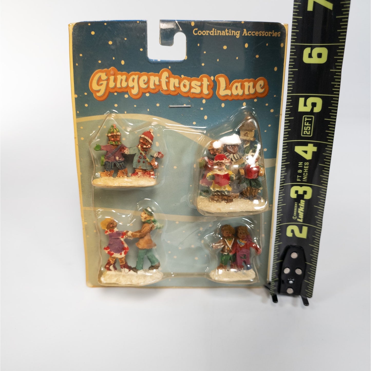 Sealed Gingerfrost Lane Gingerbread Village People Caroling Dancing