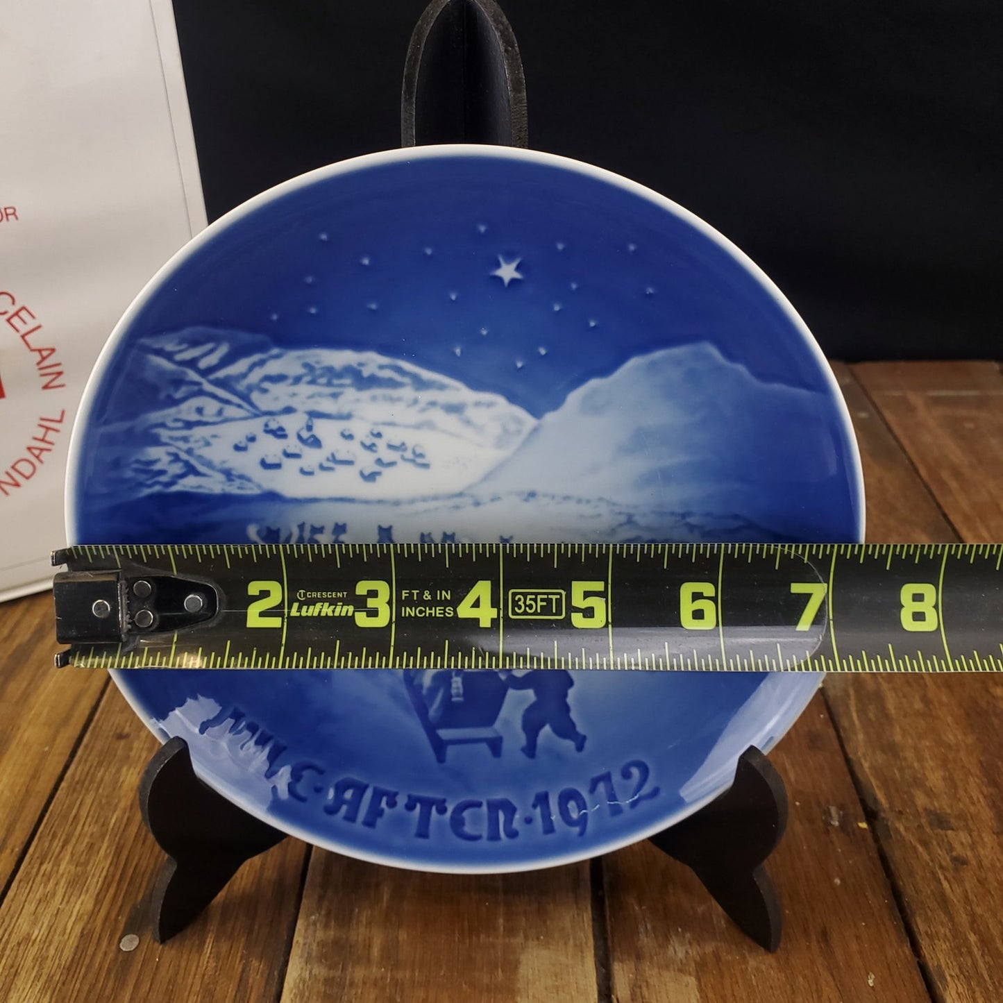 1972 Bing & Grondahl Christmas Plate - Christmas in Greenland