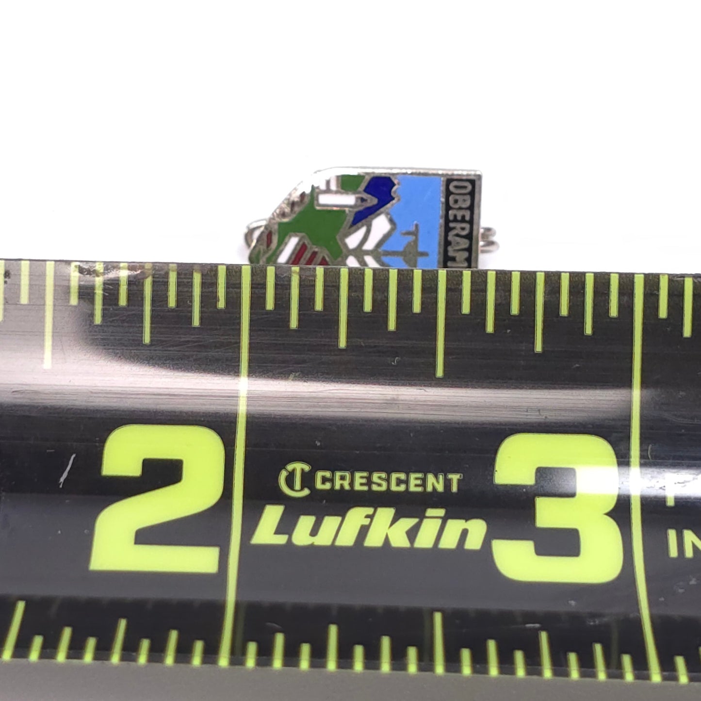 Vintage Oberammergau Germany Enamel Pinback Pin