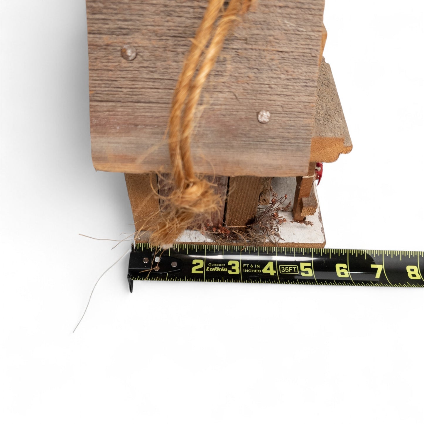 Rustic Phyllis' Hide-A-Way Home Birdhouse Rustic Decor