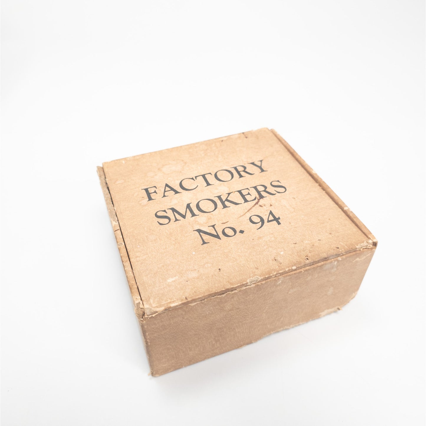 Vintage Factory Smokers No. 94 Cigar Box