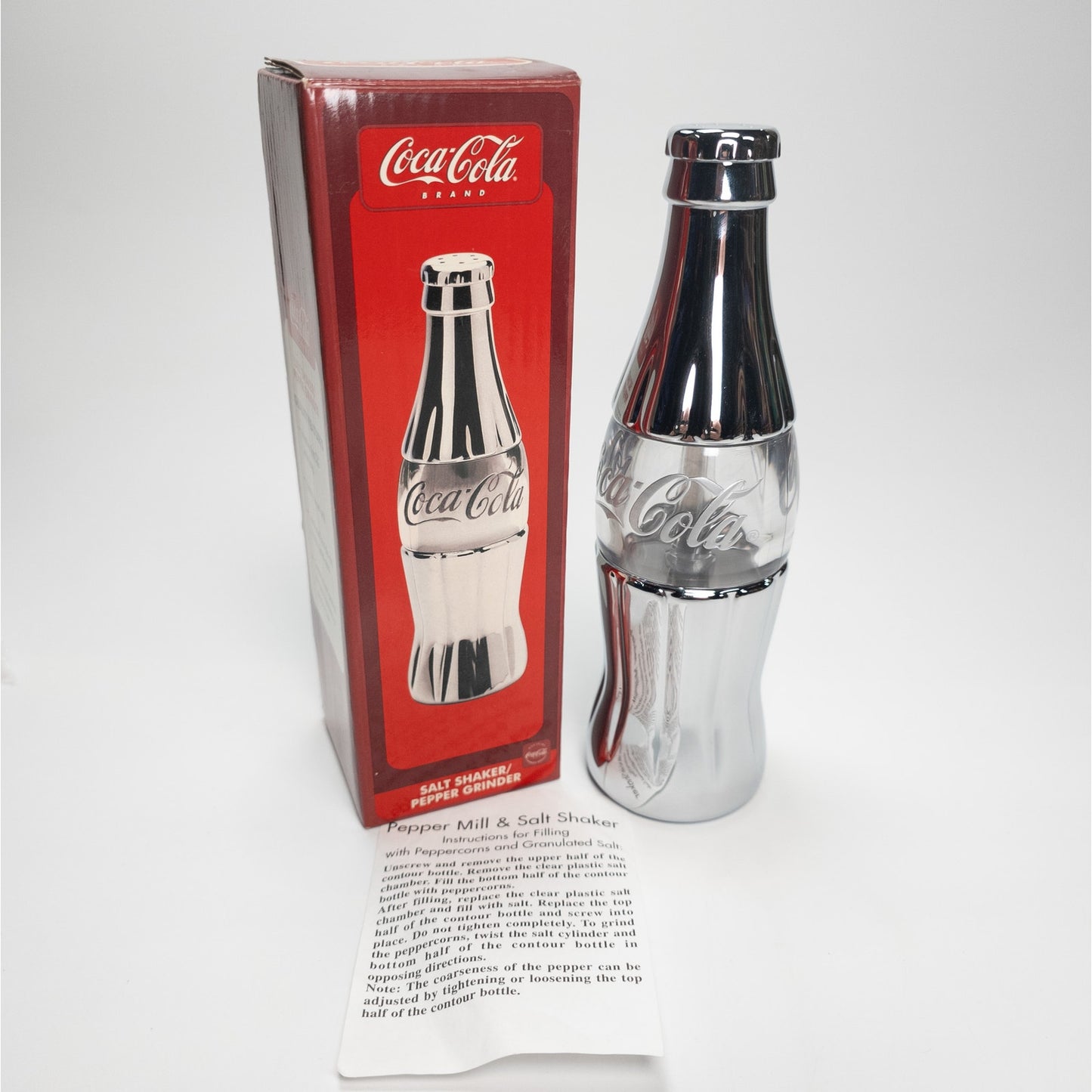 Coca-Cola Bottle Pepper Mill Salt Shaker Grinder