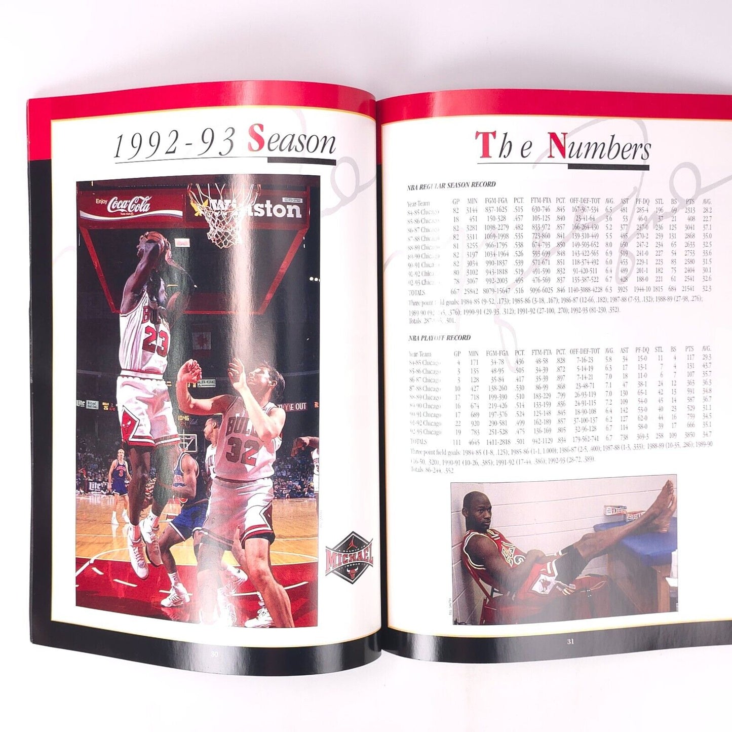 A Salute to Michael Jordan November 1994 Magazine Book Chicago Bulls