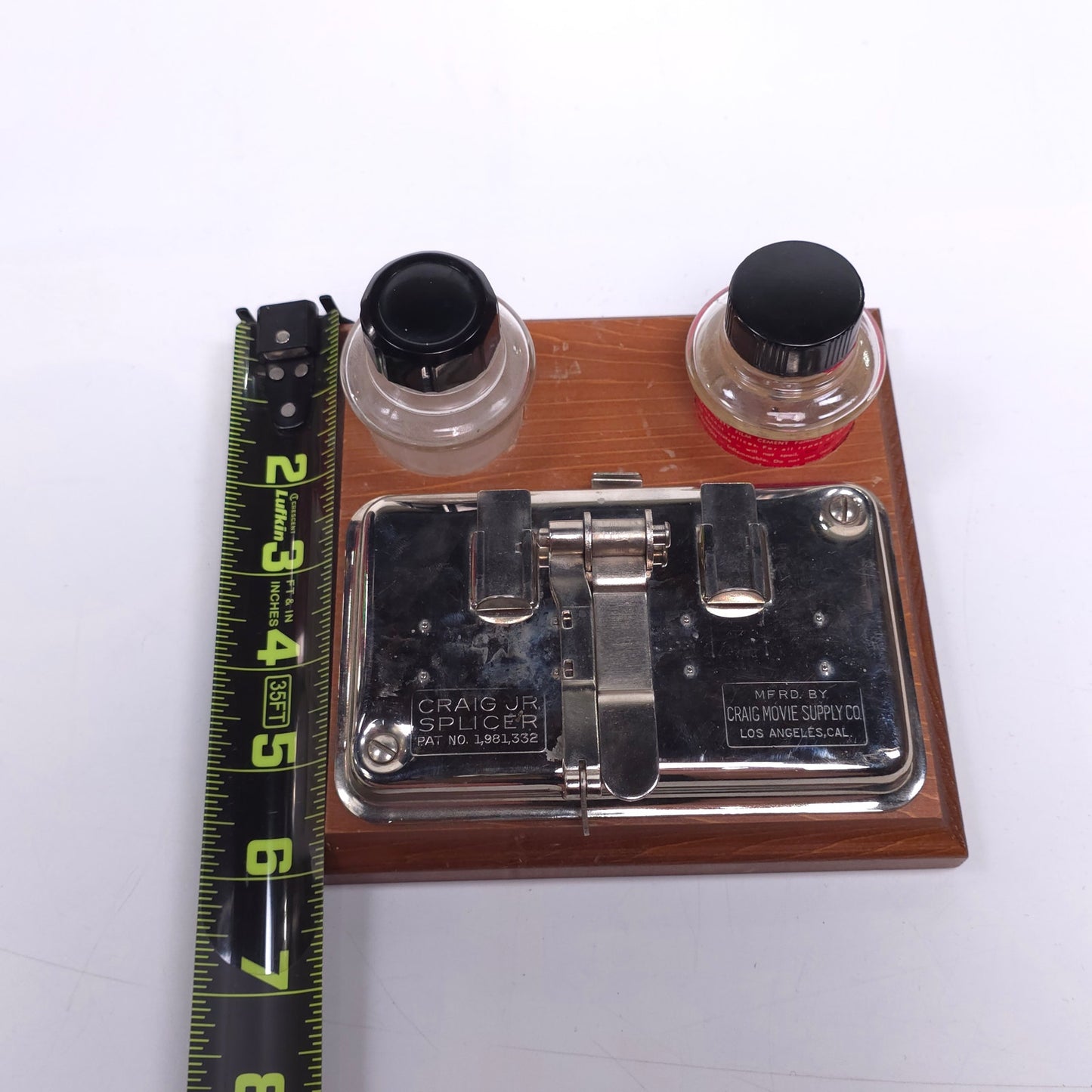 Craig 8-16 mm Film Junior Splicer w/ Box Inserts & Tool